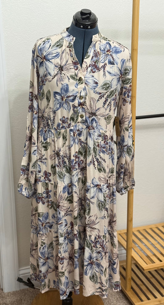 Blush Floral Dress