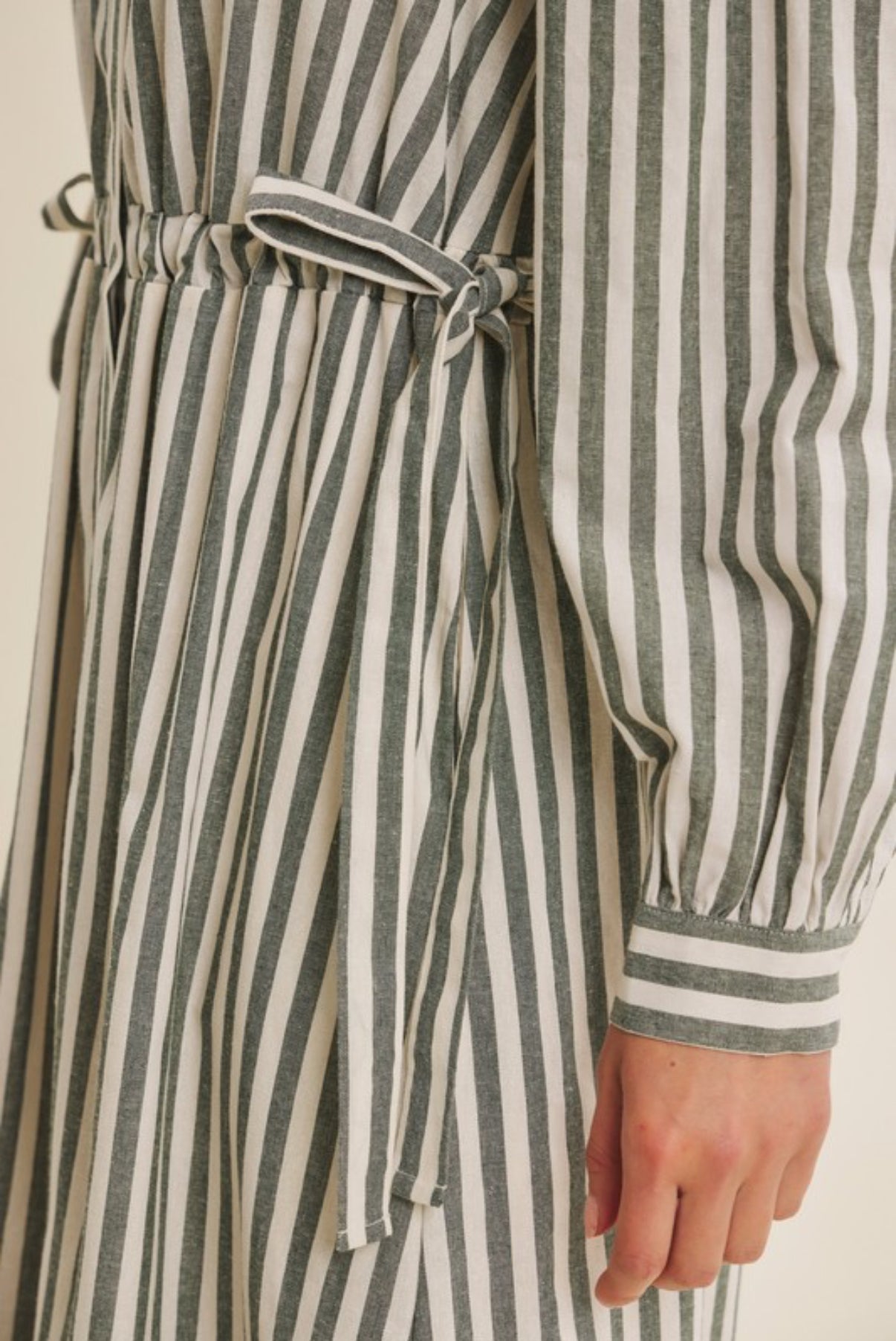 Cotton Button Down Maxi Dress