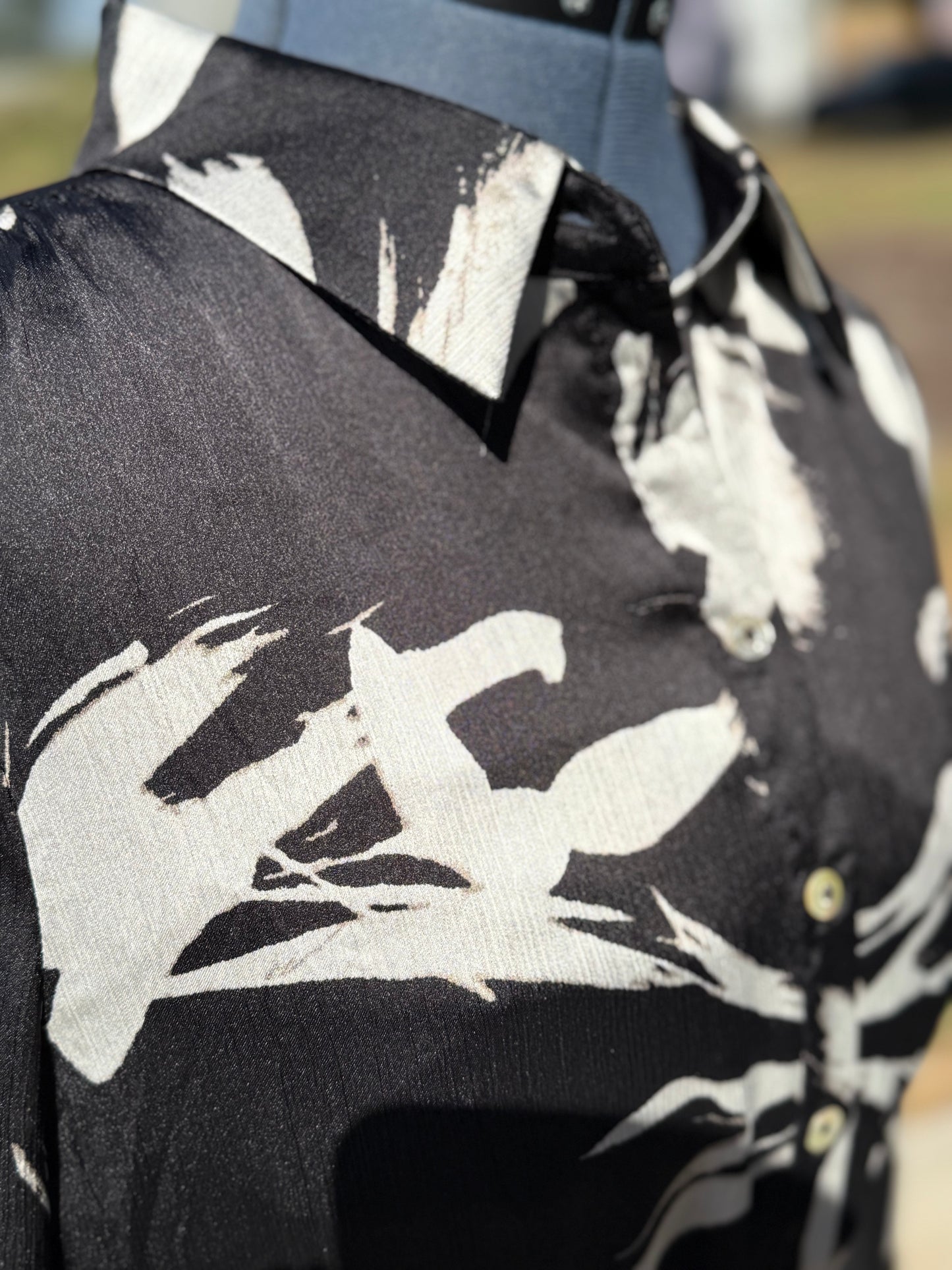 Black Button Down Maxi